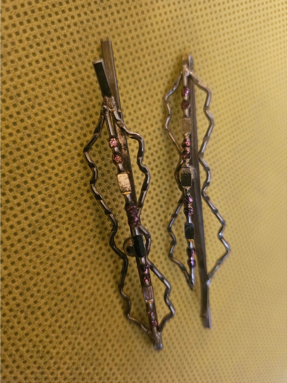 Set of Antique looking barrettes - unknown origin as-is as shown
